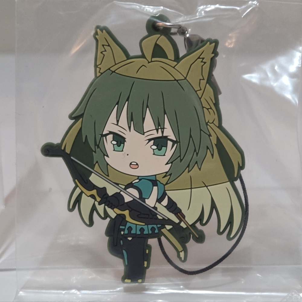 *4 for $20* Fate Stay Night Type Moon Atlantia Rubber Strap Keychain Charm Anime